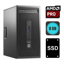 HP EliteDesk 705 G3 AMD A10, 8GB DDR4, 256GB SSD