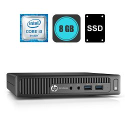 HP ProDesk 400 G1 DM, i3-4160t, 8GB, 120GB SSD