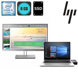 HP EliteBook 840 G5,  i5-8365U + HP EliteDisplay E243 + Docking station