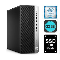 HP EliteDesk 800 G3 CMT i7-7700, 32GB, 1TB SSD, WinPro