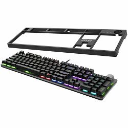 MSI Gaming Keyboard FORGE GK320 RED, USB 2.0, RGB LED, Mechanical Switch, Anti-ghosting