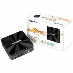 GIGABYTE BRIX slim, Intel Core i3-10110, UHD Graphics 620, 2xDDR4 SODIMM 2666Mhz (Max. 64GB), 1xM.2 slot, 2xHDMI, 5xUSB3.2, 1xUSB Type-C, Intel 1GbE, Intel 3168 WiFi+BT, VESA Bracket