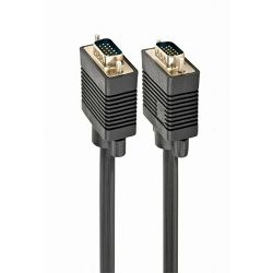 Gembird Premium dual-shielded VGA cable with ferrite cores, 1.8 m