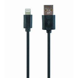 Gembird USB to 8 pin Lightning sync and charging cable, black, 3 m