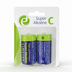 Gembird Alkaline C-cell battery, 2-pack