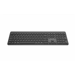Gembird Dual-mode pro-business slim wireless keyboard, 2.4G BT, US layout
