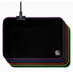 Gembird Gaming mouse pad with LED light effect, Medium-size