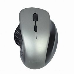 Gembird 6-button wireless optical mouse, black-spacegrey