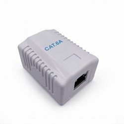 Gembird CAT6A FTP single port surface mount box