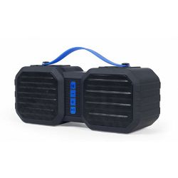Gembird Portable Bluetooth speaker, black blue