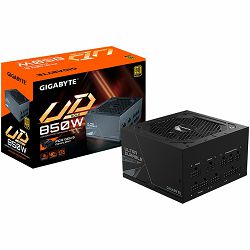 GIGABYTE UD850GM Power Supply 850W, PCIe Gen5 16Pin x 1 600W, Modular, 80 PLUS Gold, Japanese capacitors, 120mm smart control fan, EU plug