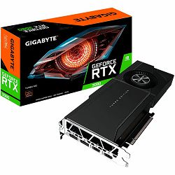 GIGABYTE Video Card NVidia GeForce RTX 3080 TURBO 10G, 1710 MHz, 19000 MHz, GDDR6X, 320 bit, 760 GB/s, PCI-E 4.0 x 16, LHR