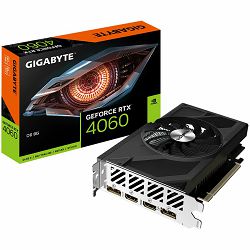GIGABYTE Video Card NVIDIA GeForce RTX 4060 D6 8G, GDDR6 8GB/128bit, PCI-E 4.0 x8, 1x8-pin, Compact 170mm, Retail