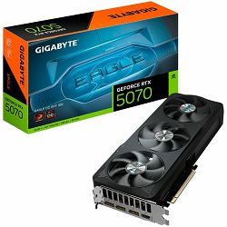 GIGABYTE Video Card NVIDIA GeForce RTX 5070 EAGLE OC SFF 12G (12GB GDDR7/192bit, PCI-E 5.0, Recommended PSU 750W, 16Pin Power connector, 3x DP, 1x HDMI)