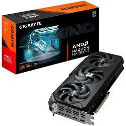 GIGABYTE Video Card AMD Radeon RX 9070 GAMING OC 16G (16GB GDDR6/256bit, PCI-E 5.0, Recommended PSU 750W, 2x 8pin Power connector, 2x DP, 2x HDMI)