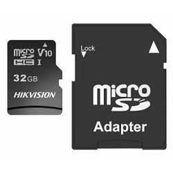 Hiksemi 32 GB microSDHC C10 Adapter