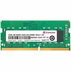 Transcend 16GB DDR4 3200MHz Unbuffered SODIMM JetRam 1Gx8