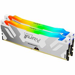 Kingston 32GB 6000MT/s DDR5 CL32 DIMM (Kit of 2) FURY Renegade RGB White XMP, EAN: 740617333763