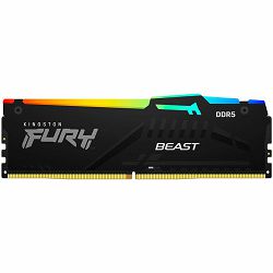 Kingston 64GB 6000MT/s DDR5 CL40 DIMM (Kit of 2) FURY Beast RGB XMP, EAN: 740617331868