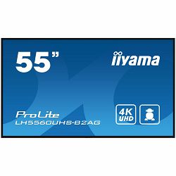 IIYAMA LFD LH5560UHS-B2AG 55" VA 4K UHD professional digital signage display 16:9 500 cd 4000:1 6.5ms Android 11 OS, FailOver, iiSignage, EShare