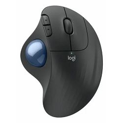 Logitech Ergo M575S Wireless Trackball Mouse, Graphite Blue