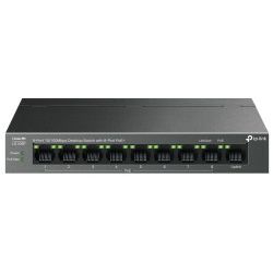 TP-Link 9-port Desktop preklopnik (Switch),9×10/100M RJ45 ports, 63W PoE, 8x port PoE+, do 250m PoE prijenos, Plug&play, metalno kućište