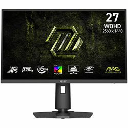 MSI MAG 274QPF X32 Gaming Monitor, 27", 320Hz WQHD (2560x1440), Rapid IPS, 16:9, 300nits, 0.5ms, G-SYNC, AMD FreeSync Premium, DisplayHDR 400, 1x DP, 2x HDMI, Tilt, Sviwel, Pivot, Height Ajdustment, V