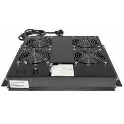 Intellinet 4-Fan Ventilation Unitwith Thermostat for 19" Racks