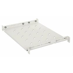 Intellinet 19" Shelf with Variable Rails for Fixed Mounting, Shelf Depth 350 mm, Gray