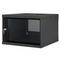 Intellinet 19" Basic Wallmount Cabinet, 6U, 400 mm Depth, Black