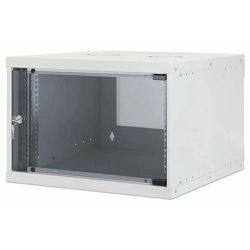 Intellinet 19" Basic Wallmount Cabinet, 6U, 400 mm Depth, Gray