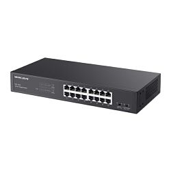 Mercusys 16-Port Gigabit Desktop preklopnik (Switch) 16×10/100/1000Mbps, Plug & Play, Auto-Negotiation, Auto-MDI/MDIX, metalno kučište 