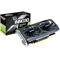 INNO3D NVIDIA GeForce GTX 1650 Twin X2 OC V2, 1x HDMI, 2x DP, 2-slot