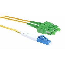 NFO Patch cord, LC UPC-SC APC, Singlemode 9 125, G.657A2, Duplex, 5m