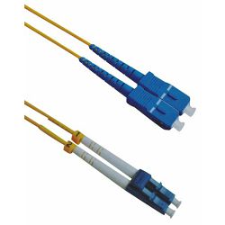 NFO Patch cord, LC UPC-SC UPC, Singlemode 9 125, G.657A2, Duplex, 2m