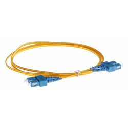 NFO Patch cord, SC UPC-SC UPC, Singlemode 9 125, G.657A2, Duplex, 3m