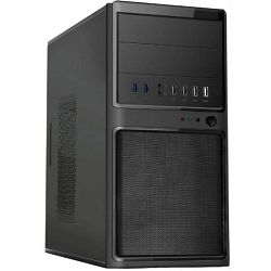 NaviaTec 6812-2U34U2 mATX Mid Tower PC Case 2x USB3.0, 4x USB 2.0, No PSU