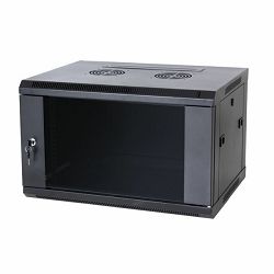 NaviaTec Wall Cabinet 6U 600 x 600mm, disassembled TWS01-66B, Black