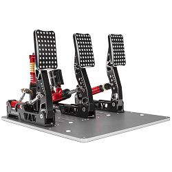 SIMAGIC Crimson Edition, Hydraulic Tri-pedal Set, 200kg Loadcell, Standard Throttle Plate. S310