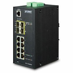 Planet Industrial 8 Gigabit Ports 4 SFP Managed Switch