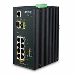 Planet Industrial 4-Port 10 100 1000T 802.3at PoE 4-Port 10 100 1000T 2-Port 100 1000X SFP Managed Switch