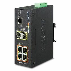Planet Industrial L2 4-Port GbE 802.3at PoE 2-Port 100 1000X SFP