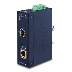 Planet Industrial 1-Port 100 1000X SFP to 1-Port GbE 802.3bt PoE Media Converter