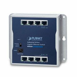 Planet Flat-type Industrial 8-Port 10 100 1000T Wall-mounted Gigabit Ethernet Switch