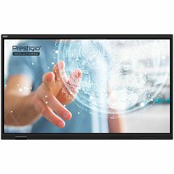 PRESTIGIO SOLUTIONS Multiboard 65-inch Light Series Gen 7, Android 14, Google EDLA, AI button, 8/128GB, 50TP, black