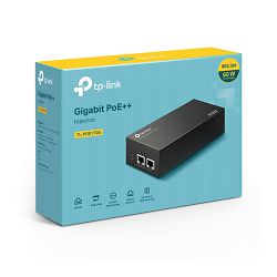 TP-Link PoE++ Injector Adapter, 1×Gbit PoE Port, 1×Gbit Non-PoE Port, 802.3at/af/bt, Data+Power po istom kablu do 100m, metalno kućište