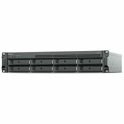 Synology RackStation RS1226RPPLUS, Rack2U 8 bay 3.5 and 2.5, SATA HDD SSD, AMD Ryzen V1500B 4 core 2.2GHz, 4 GB DDR4ECC SODIM, 2xMemory slots, 2xRJ45 2.5GbE LAN Port, 2xUSB 3.2Gen 1Port, PCIe 1xGen3 x