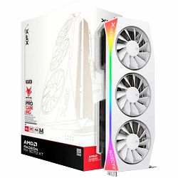 XFX Mercury AMD Radeon RX 9070XT OC White Magnetic Air Edition with RGB 16GB GDDR6 HDMI 3xDP, AMD RDNA 4