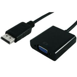 STANDARD adapter/kabel DisplayPort - VGA, M/F, 0.15m