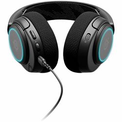 SteelSeries I Arctis Nova 3 I Gaming Headset I High Fidelity Drivers / Ultra lightweight / 4-points of adjustability / Noise-cancelling mic. / Dual-zone RGB lighting / Compatible with PC, Mac, PlaySta